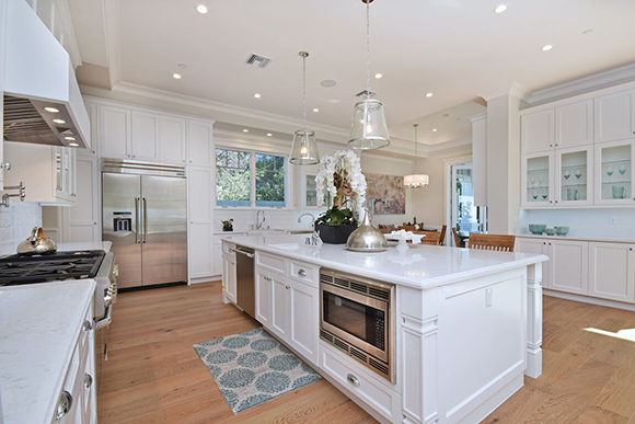 hardwood floors in the kitchen