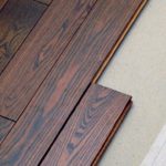 How do you nail discount down hardwood floor