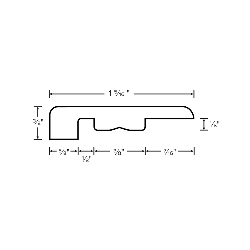 Cascade End Molding