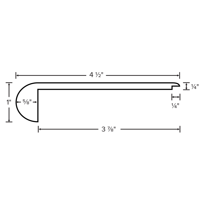 Cascade Stair Nose